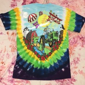 2011 Authentic Grateful Dead tee Liquid Blue